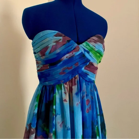 strapless open back dress Deidra A-Line